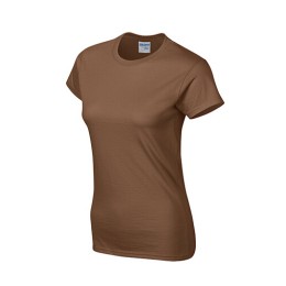 Glidan chestnut 084 short sleeved women' s round neck collar t-shirt 76000L quick personal printed women' s tee breathable tshirts supplier price Glidan chestnut 084 short sleeved women' s round neck collar t-shirt 76000L quick personal printed women' s tee breathable tshirts supplier price